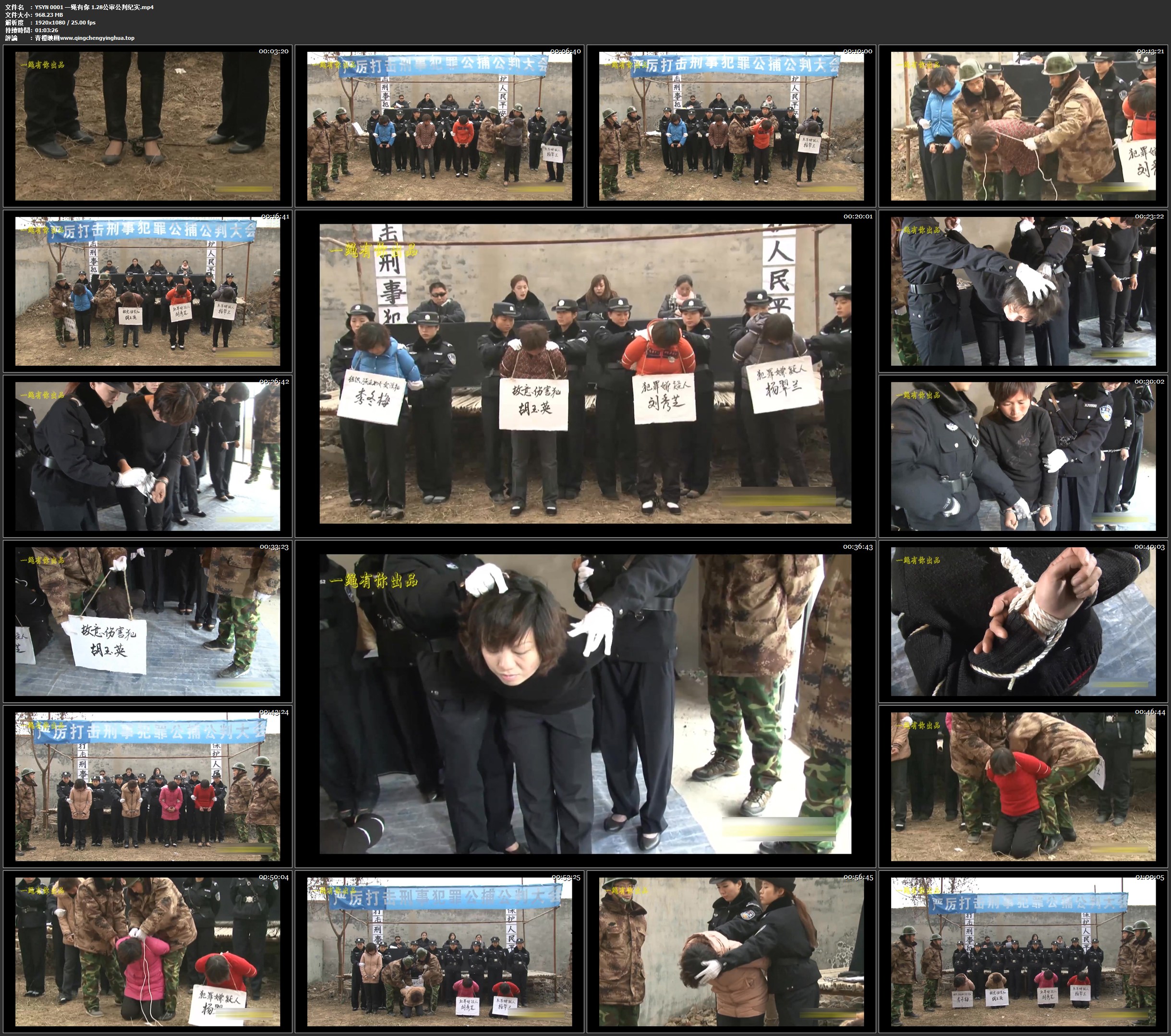 一绳有你 1.28公审公判纪实
