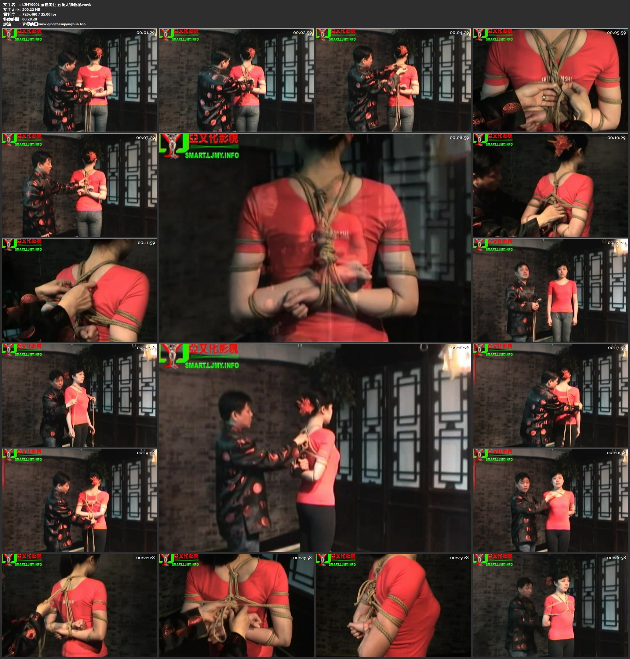 丽佳美亚 五花大绑教程