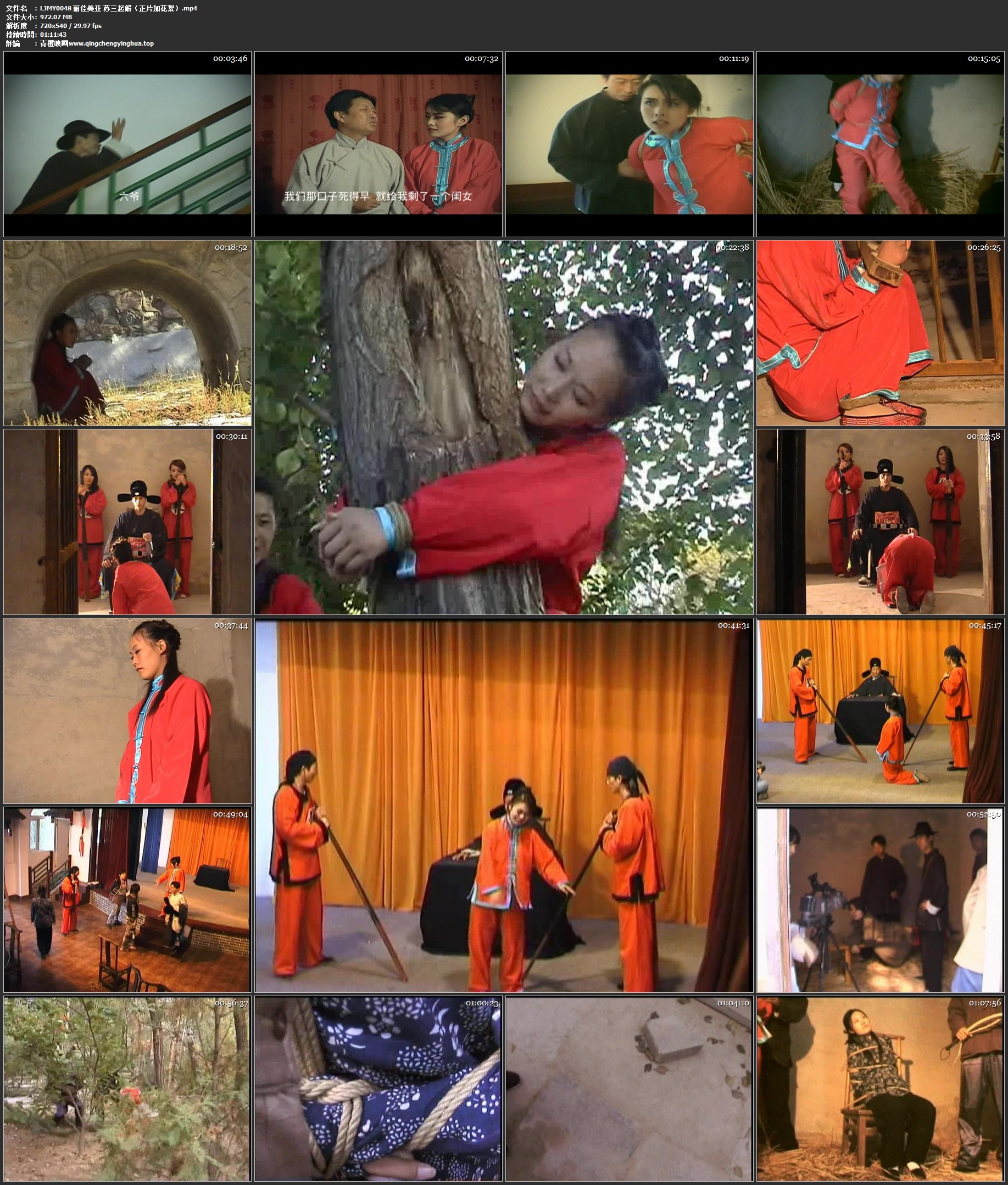 丽佳美亚 苏三起解 正片加花絮