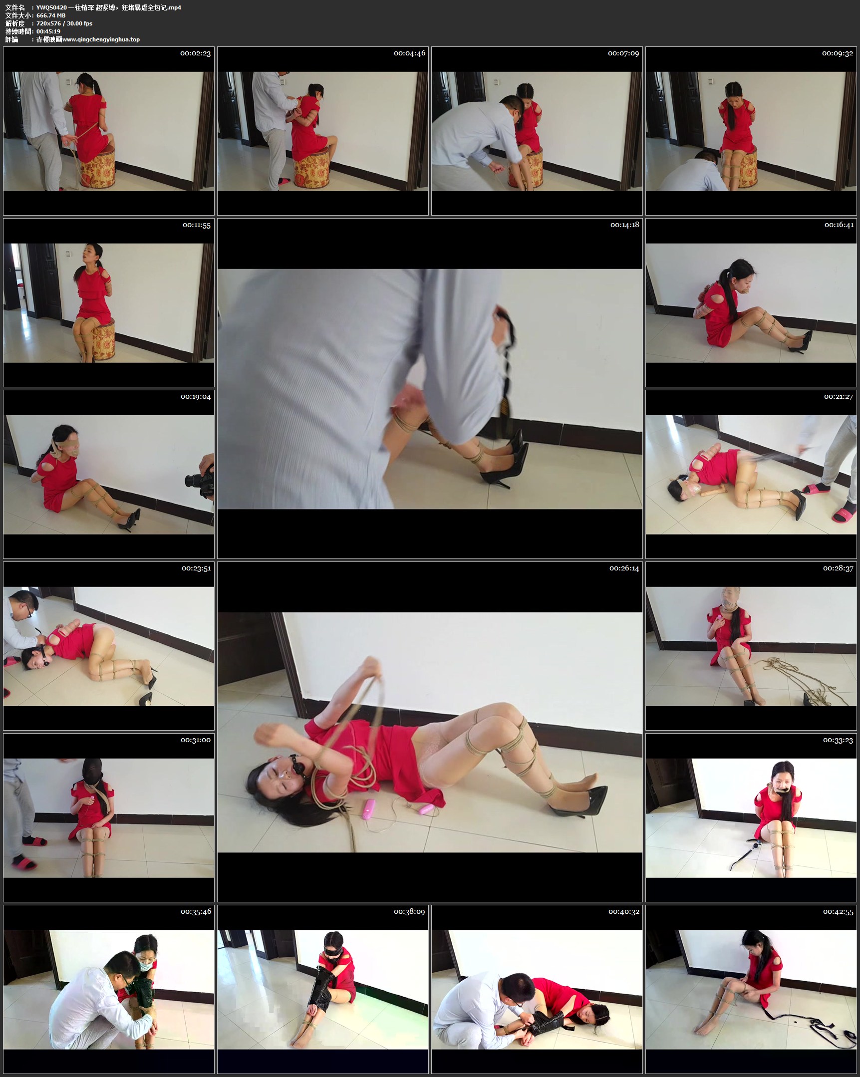 一往情深 超紧缚，狂堵暴虐全包记