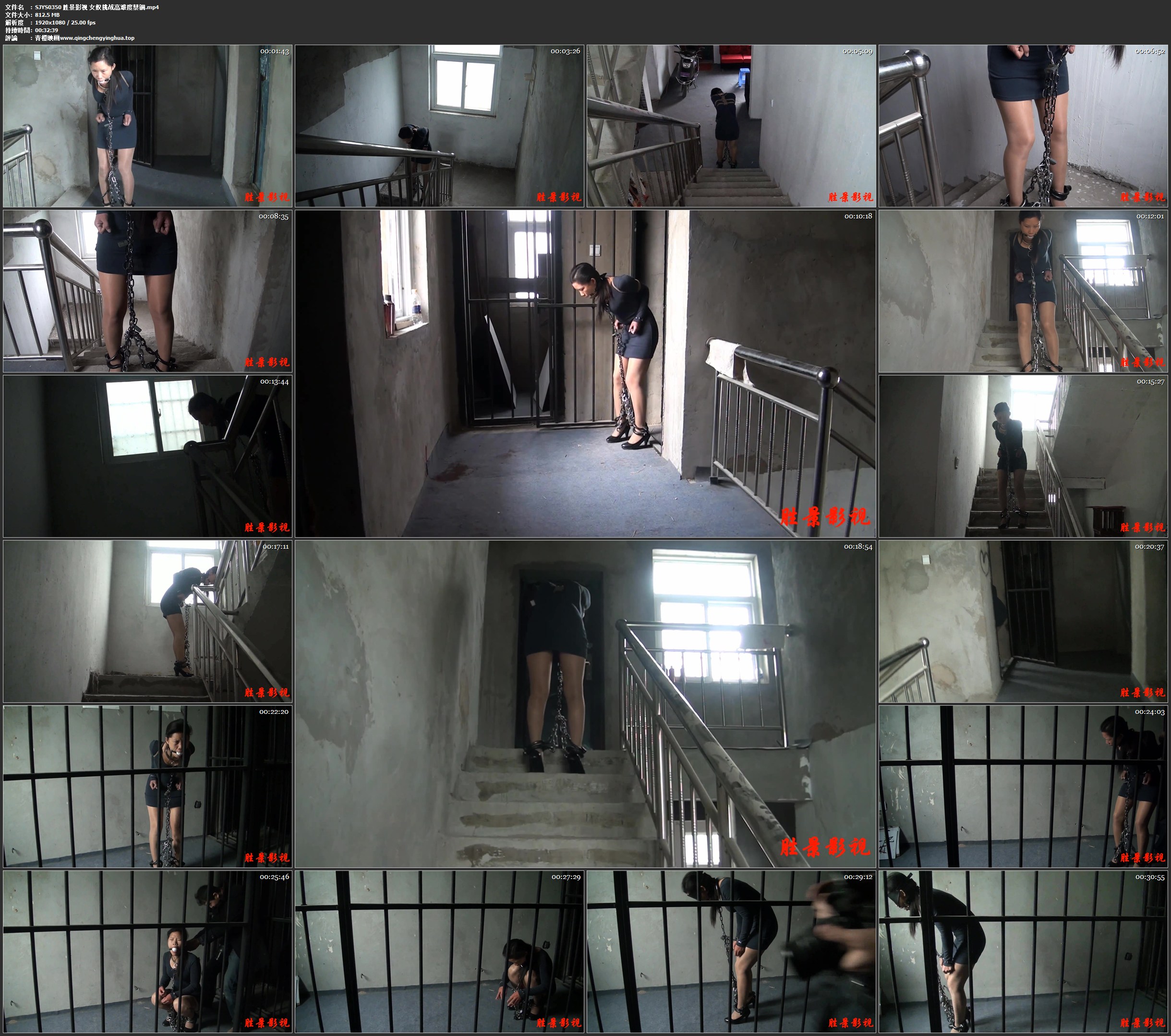 胜景影视 女奴挑战高难度禁锢