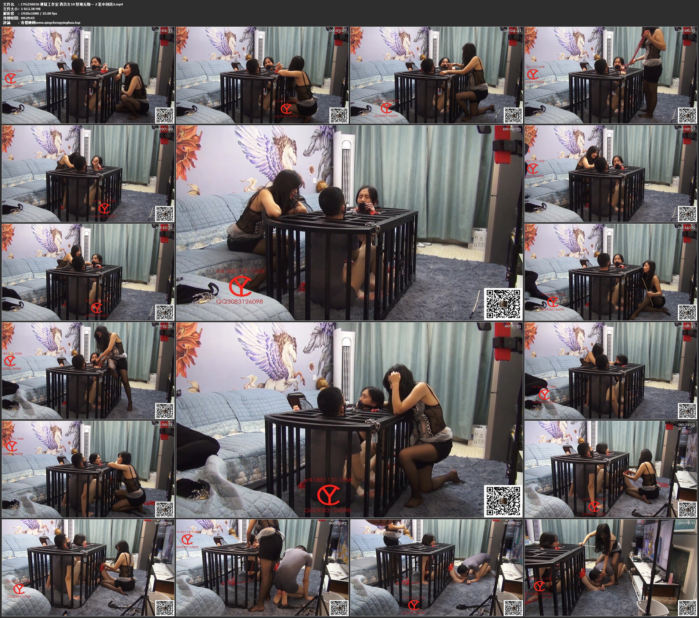 禅狱工作室 西贡女10 禁地无期一 2 笼中饲育2