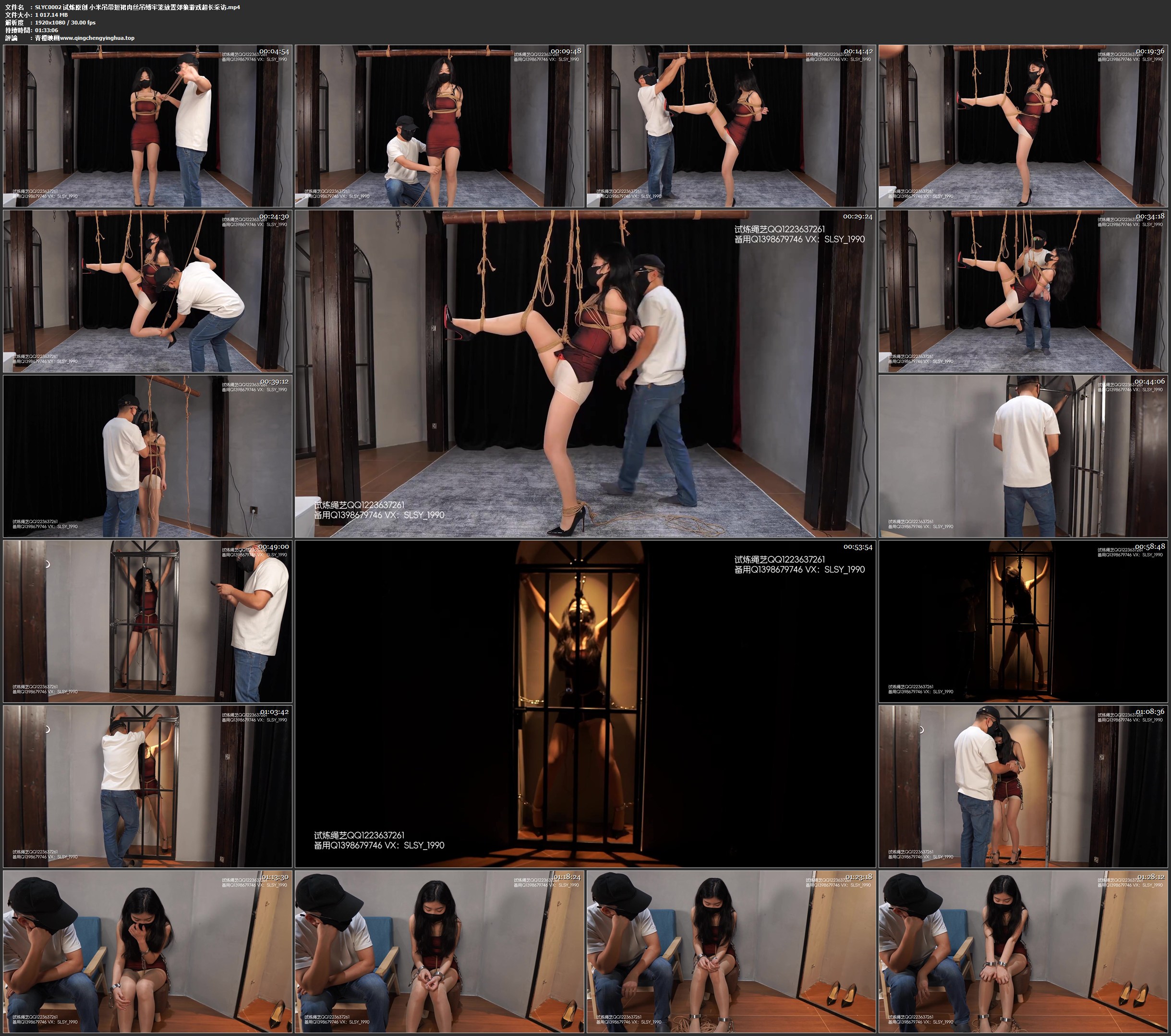 试炼原创 小米吊带短裙肉丝吊缚牢笼放置郊狼游戏超长采访
