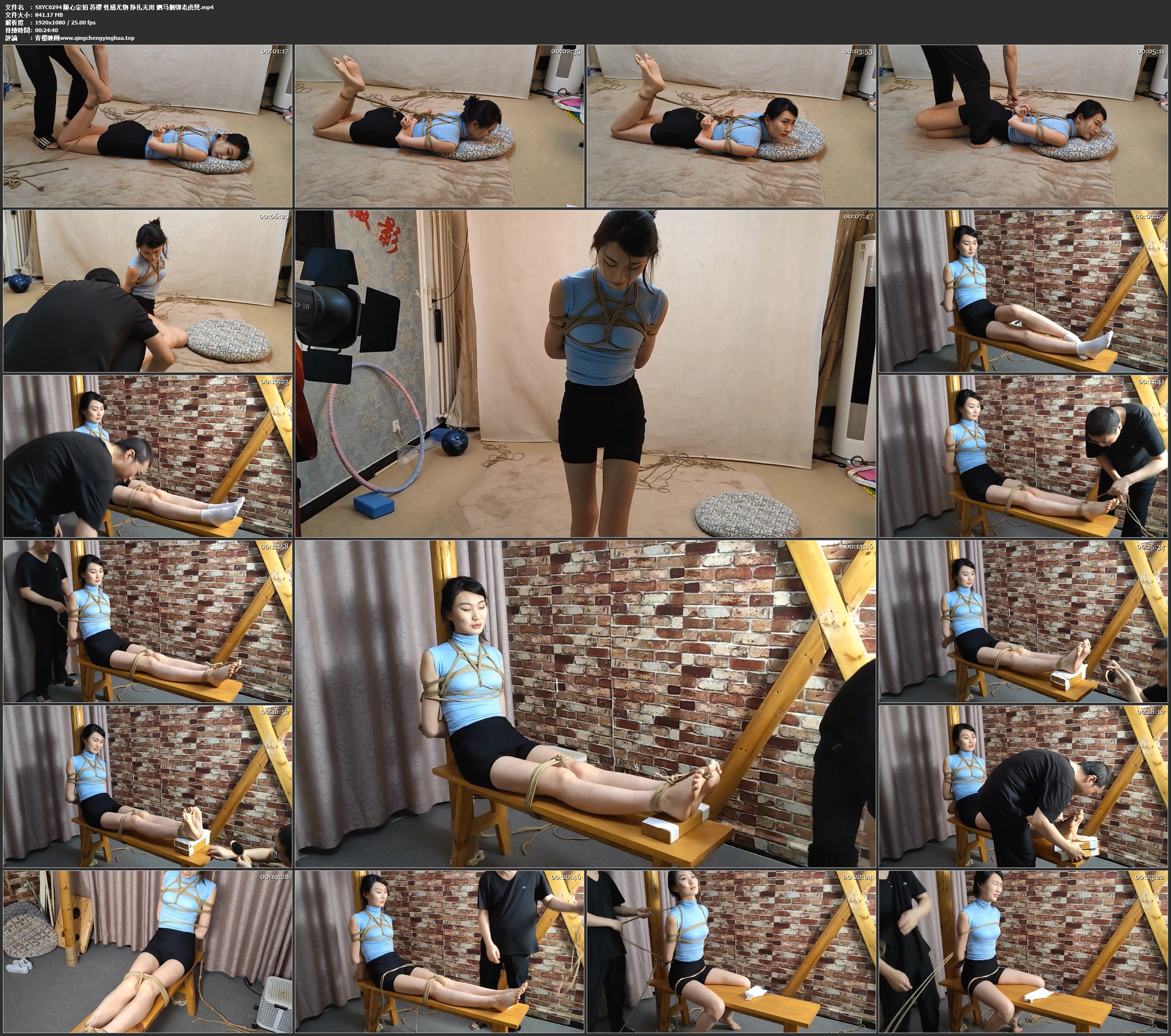 随心定拍 苏樱 性感尤物 挣扎无用 驷马捆绑老虎凳