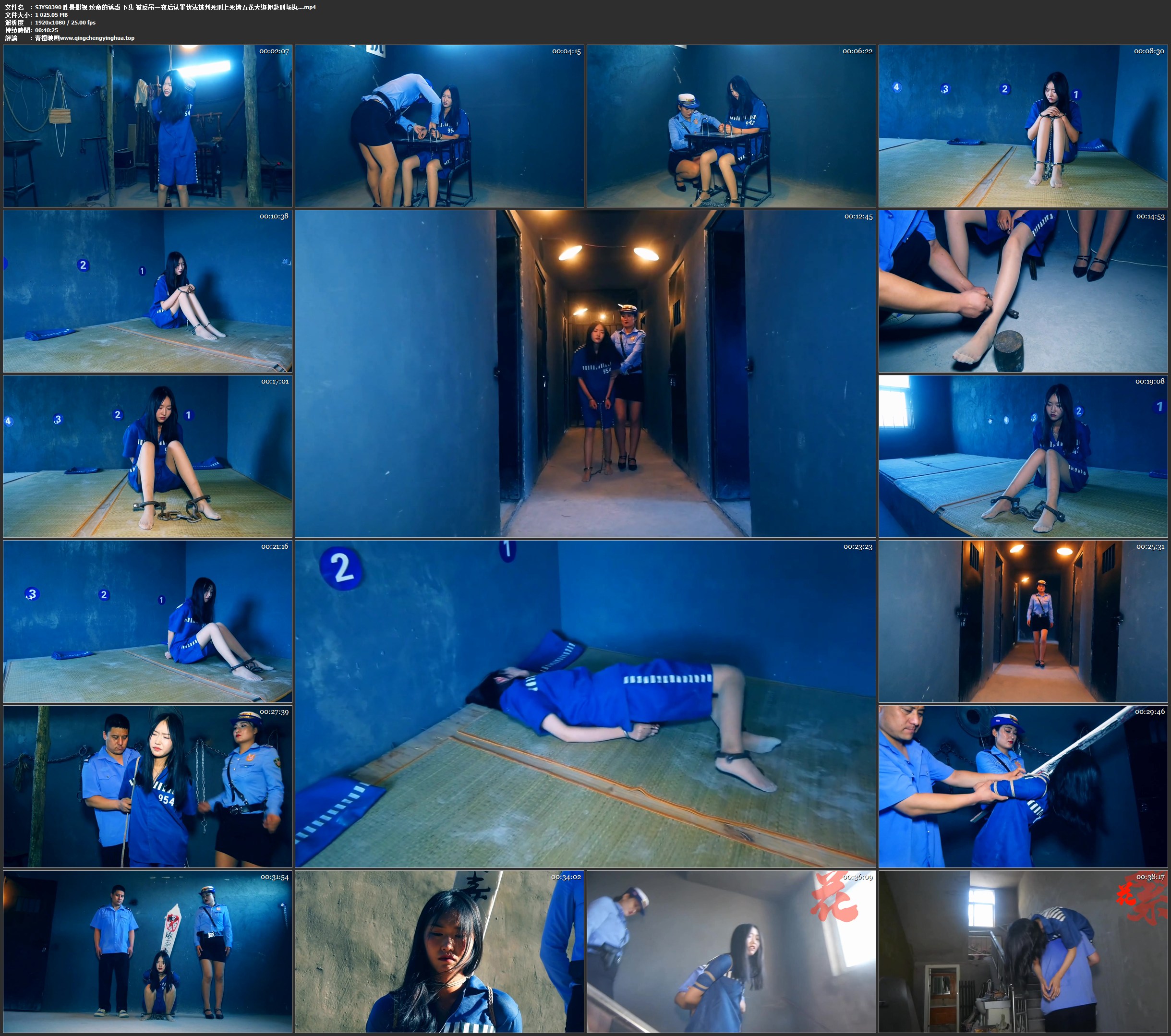 胜景影视 致命的诱惑 下集 被反吊一夜后认罪伏法被判死刑上死铐五花大绑押赴刑场执…