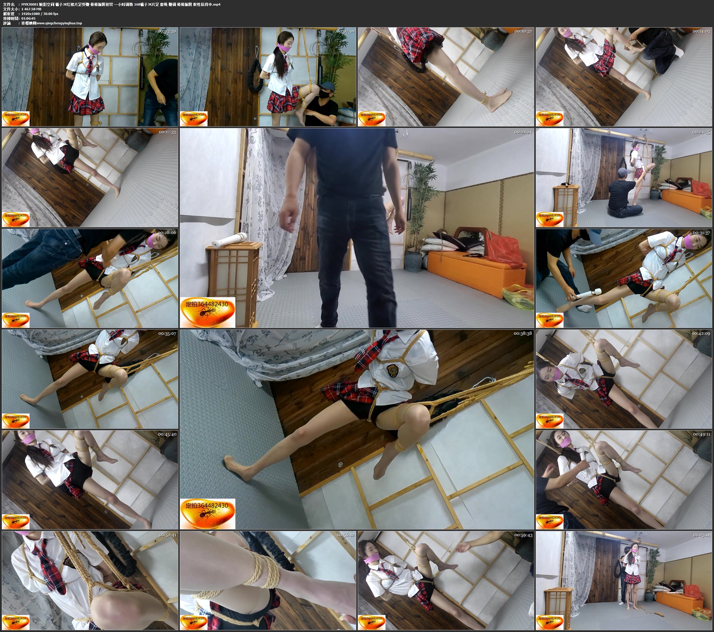 魅影空间 橘子JK红裙片足受鞭 棒棒振阴初尝 一小时调教 168橘子JK片足 股绳 鞭调 棒棒振阴 奴性培育中